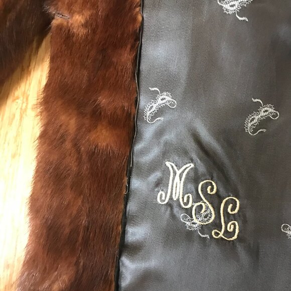 Vintage Burger Philipps mink fur coat (size M, preowned) - Picture 7 of 10